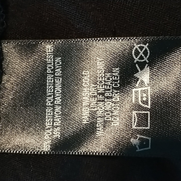 Marc New York Black and Silver Sparkly Top LG - Picture 10 of 10